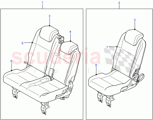Part Diagram for Land Rover LR052725