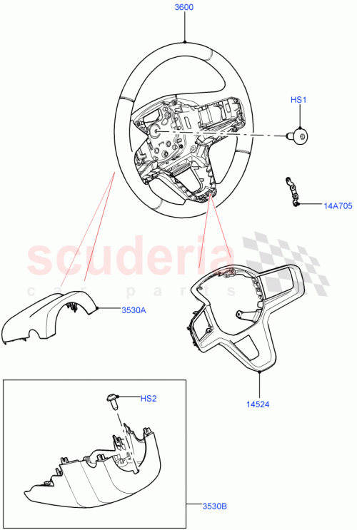 Part Diagram for Land Rover LR141714