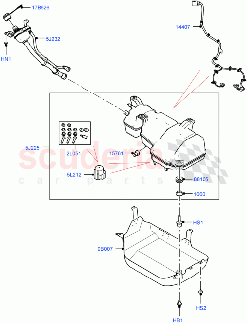 Part Diagram for Land Rover LR115183