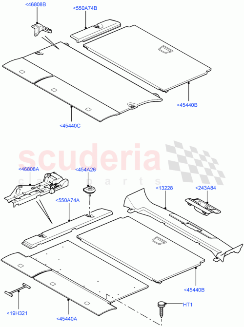 Part Diagram for Land Rover EAS500073SMS