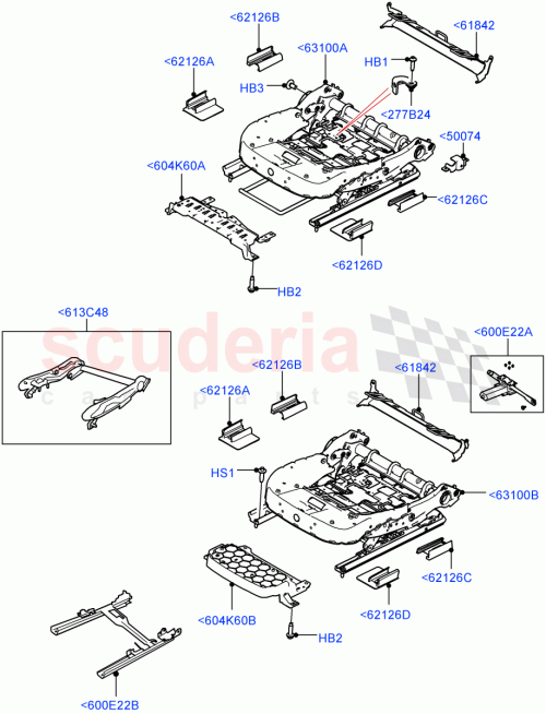 Part Diagram for Land Rover LR129596