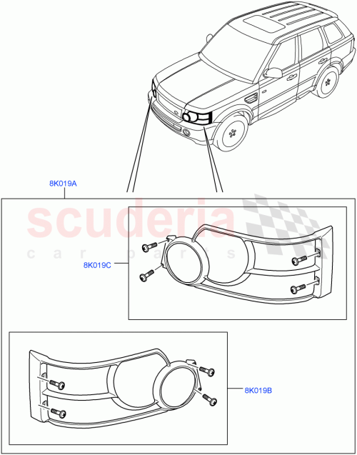 Part Diagram for Land Rover VUB503360