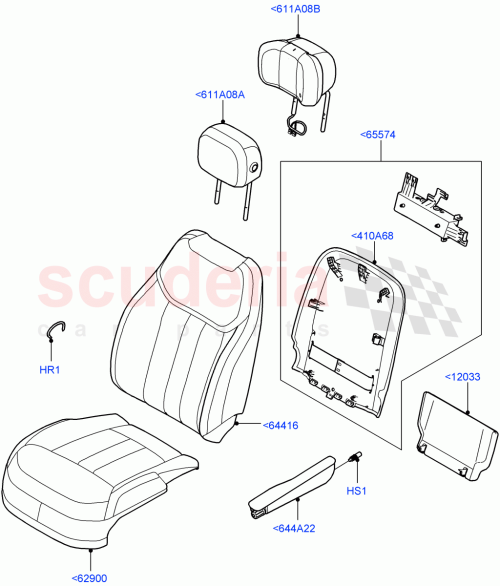 Part Diagram for Land Rover LR150234