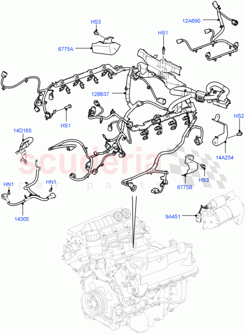 Part Diagram for Land Rover LR085674
