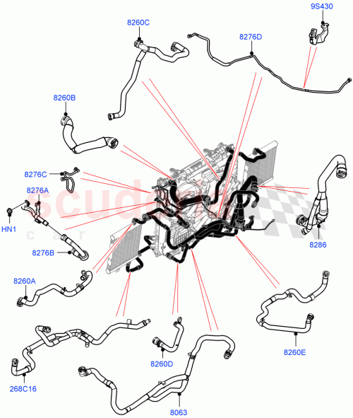 Part Diagram for Land Rover LR131395