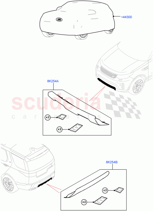 Part Diagram for Land Rover VPLRP0255