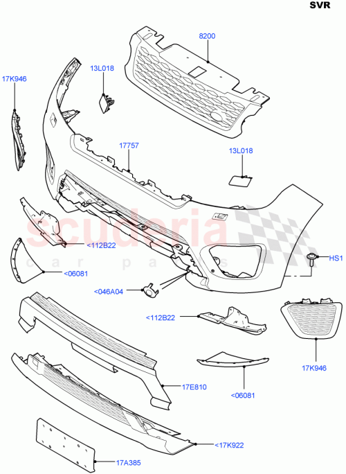 Part Diagram for Land Rover LR060338