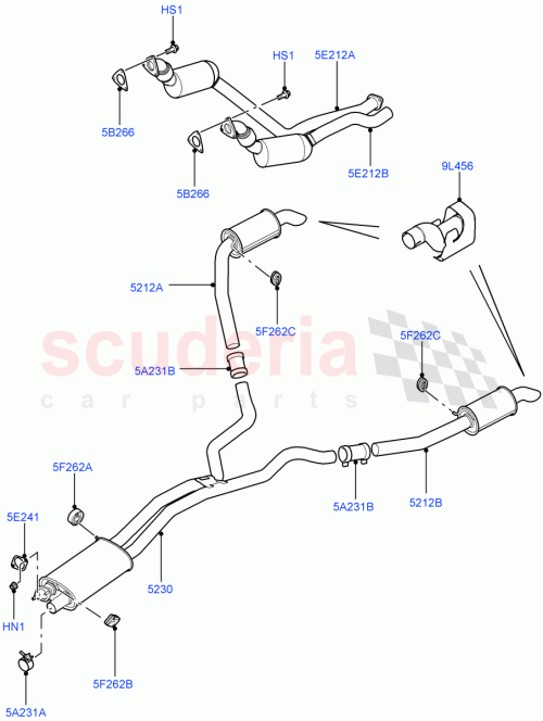 Part Diagram for Land Rover LR010320