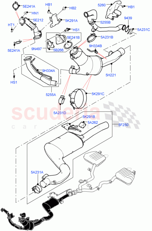Part Diagram for Land Rover LR094552