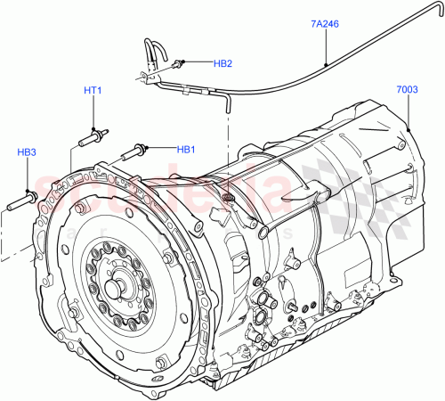 Part Diagram for Land Rover LR030331