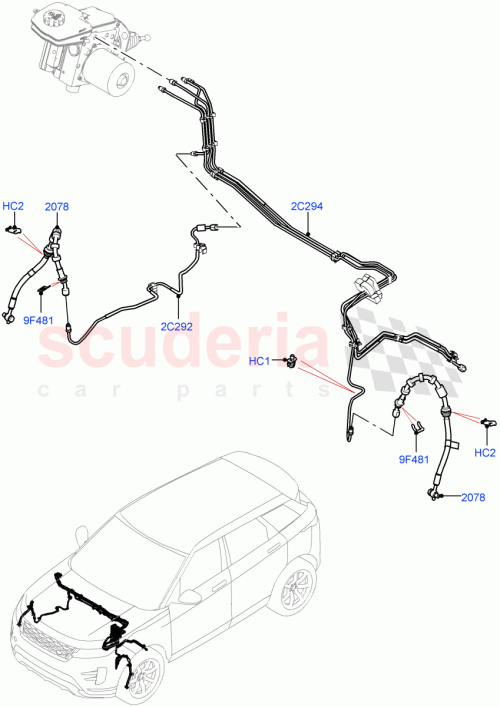 Part Diagram for Land Rover LR152477