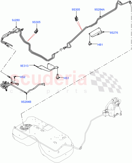 Part Diagram for Land Rover LR115399