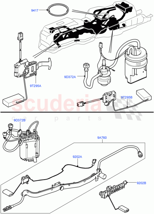 Part Diagram for Land Rover WGS500120