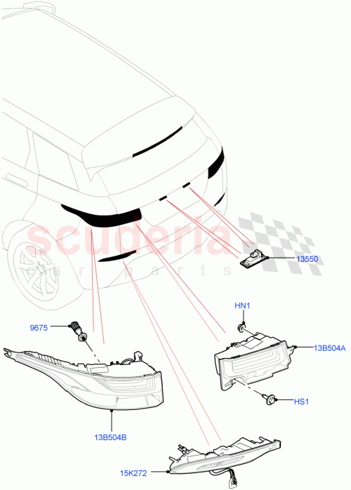 Part Diagram for Land Rover LR173015