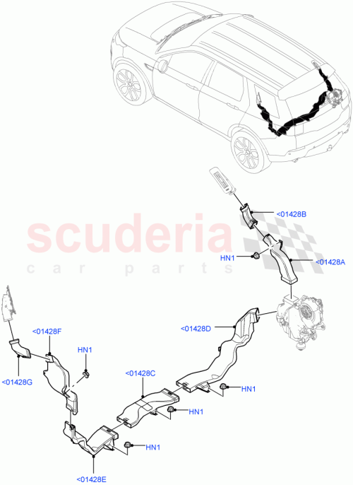 Part Diagram for Land Rover LR061445