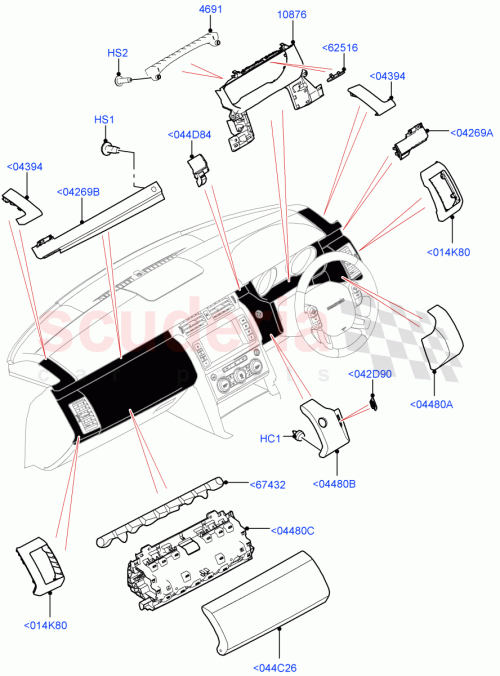 Part Diagram for Land Rover LR142485