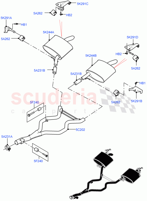 Part Diagram for Land Rover LR095164