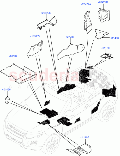 Part Diagram for Land Rover LR071134