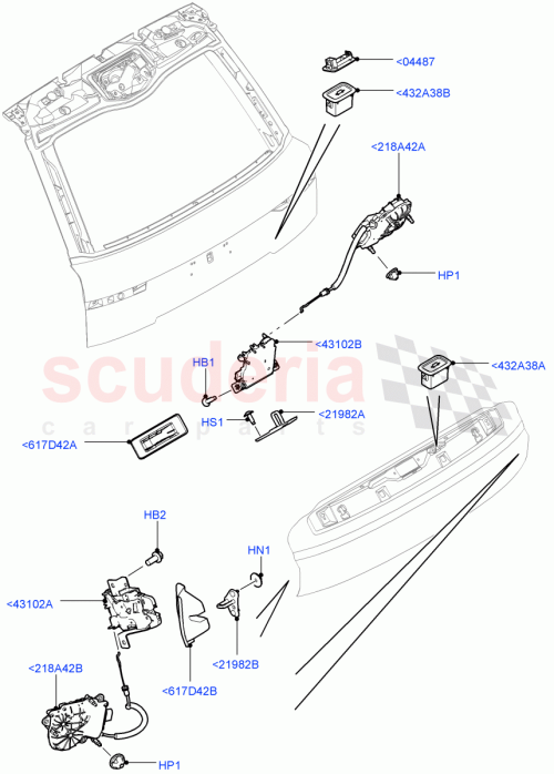 Part Diagram for Land Rover LR072586