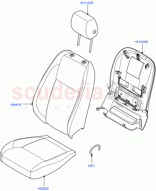 Part Diagram for Land Rover LR167930