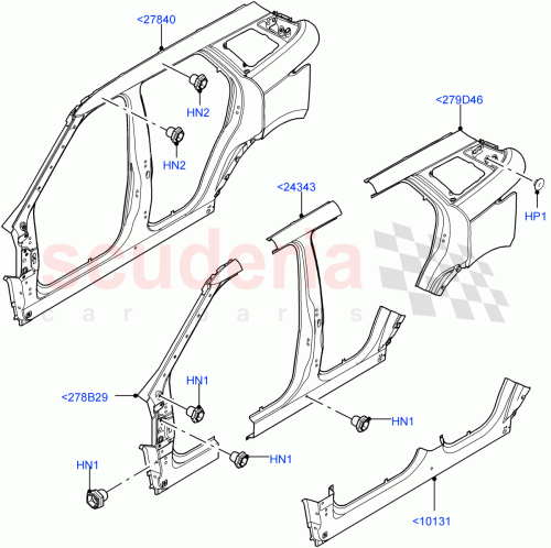 Part Diagram for Land Rover LR124774