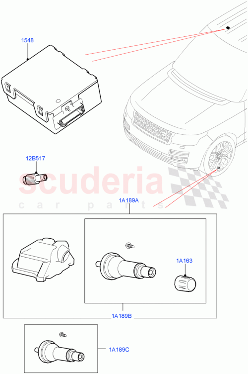 Part Diagram for Land Rover LR160228