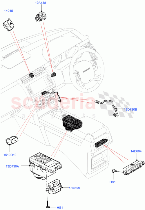 Part Diagram for Land Rover LR113141