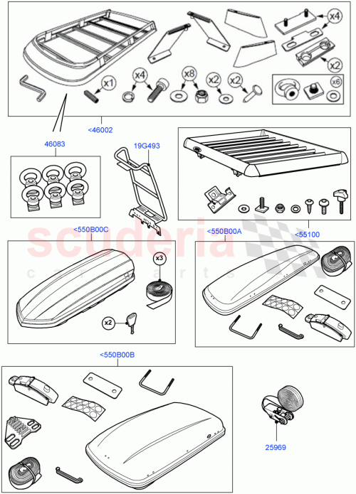 Part Diagram for Land Rover CAB500021PMA