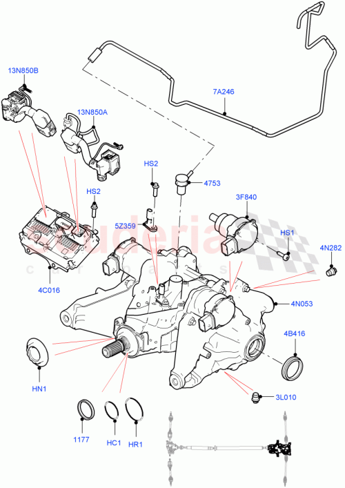 Part Diagram for Land Rover LR144599