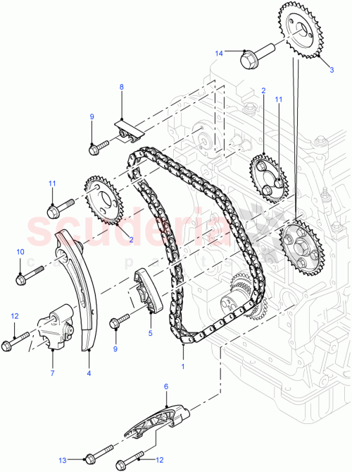 Part Diagram for Land Rover LR029908