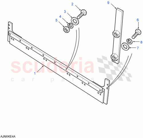 Part Diagram for Land Rover RTC609