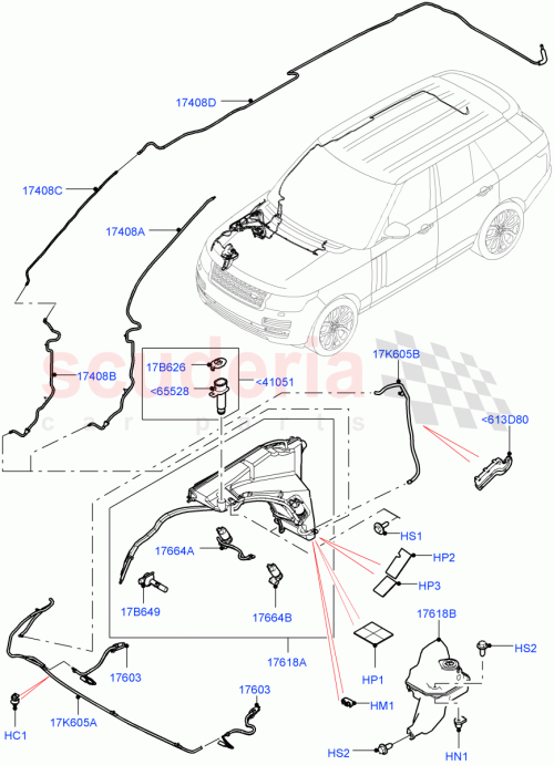 Part Diagram for Land Rover LR085574