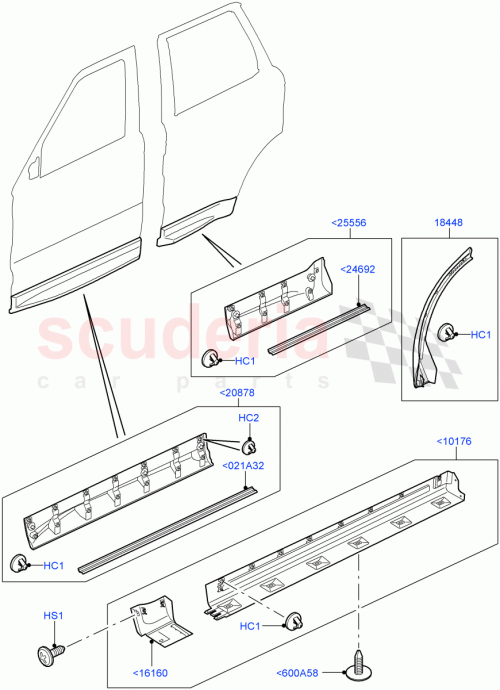 Part Diagram for Land Rover DGP000231PCL