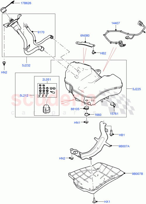 Part Diagram for Land Rover LR126217