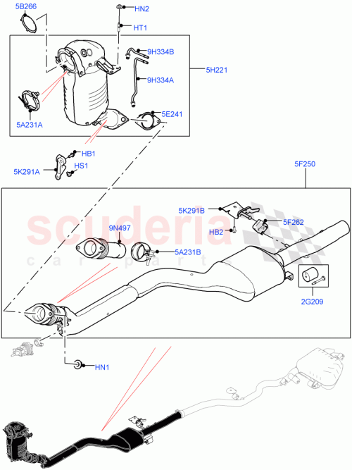 Part Diagram for Land Rover LR094557