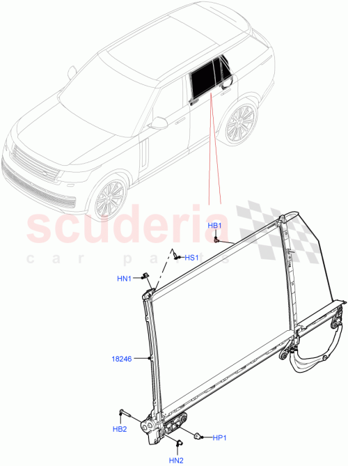 Part Diagram for Land Rover LR154516