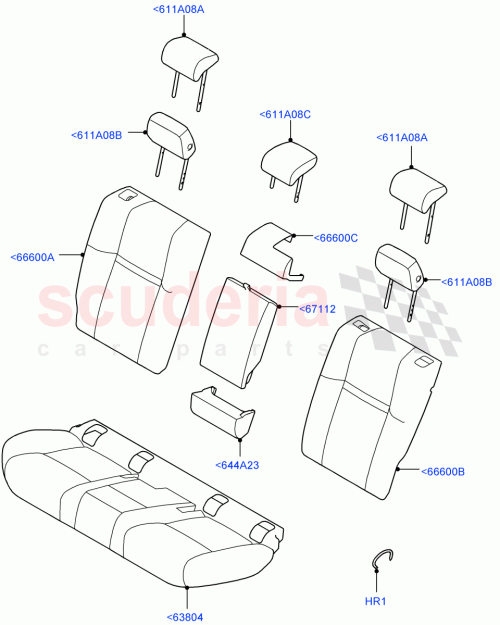 Part Diagram for Land Rover LR160687