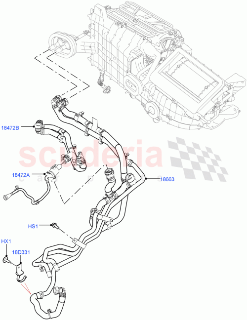 Part Diagram for Land Rover LR091447