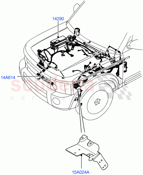 Part Diagram for Land Rover LR051958