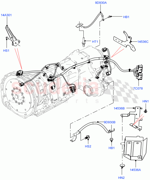 Part Diagram for Land Rover LR119134