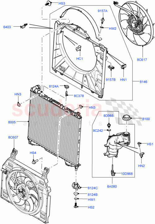 Part Diagram for Land Rover LR095536