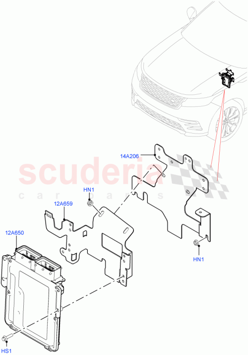 Part Diagram for Land Rover LR091845