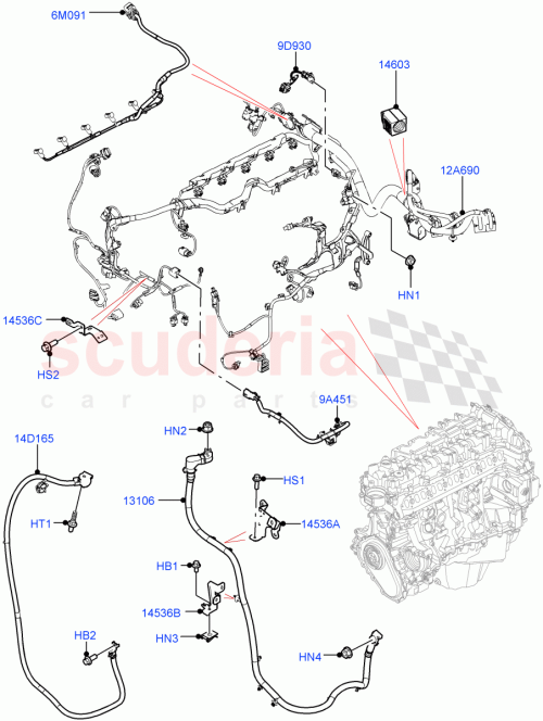 Part Diagram for Land Rover LR149109