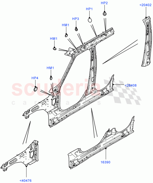 Part Diagram for Land Rover LR066450