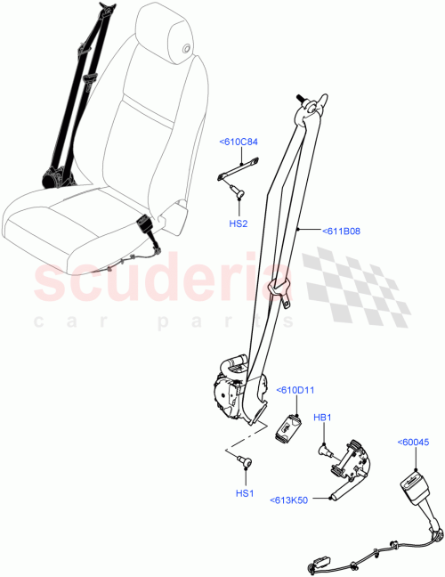Part Diagram for Land Rover LR134554