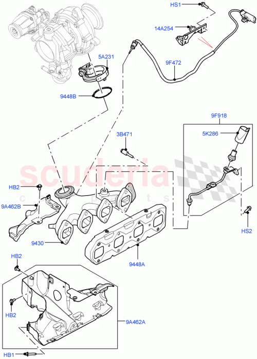 Part Diagram for Land Rover LR141347