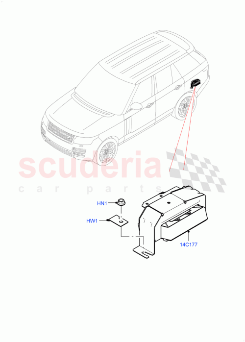 Part Diagram for Land Rover LR090665