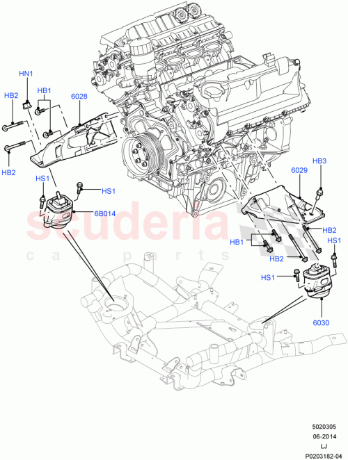 Part Diagram for Land Rover LR010743