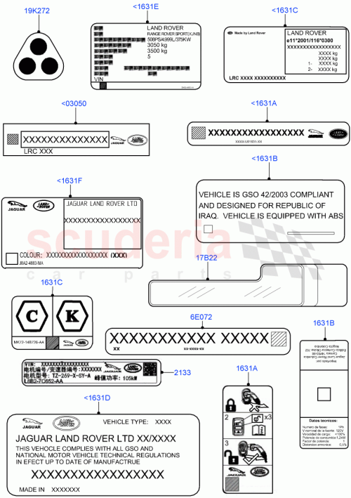 Part Diagram for Land Rover LR146665