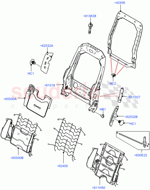 Part Diagram for Land Rover LR081018